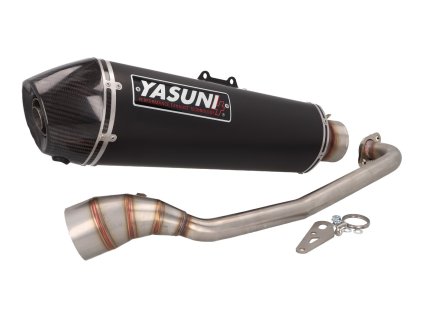 Výfuk Yasuni Scooter 4 Black Edition, Yamaha Tricity 125, 150, MBK Tryptic 125