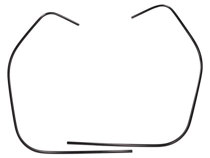 Olemování chrániče nohou L+P, černé, Vespa GT, GTS, GTV 125-300ccm 1400mm, (2003-2018)