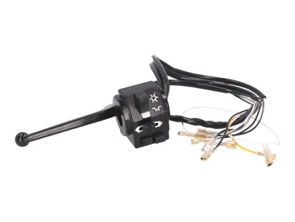 Objímka řidítek levá s přepínači a páčkou, Simson S51, S53, S70, S83, SR50, SR80