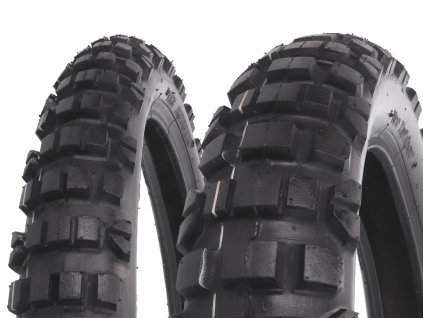 KIT.T.39796 - Sada pneu Vee Rubber VRM-122, 80/90-21 a 110/80-18 TT Enduro, Derbi Senda R, Aprilia RX, Beta RR