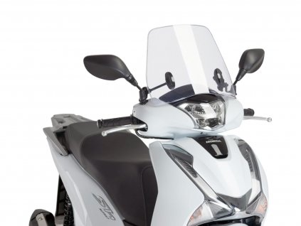 PUI9384W - Plexi Puig Trafic čiré, Honda SH Scoopy 125i, 150i 2017-