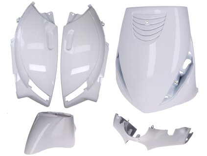 Sada plastů bílá, Piaggio Zip AC 2000-