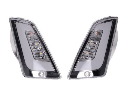 Sada předních blinkrů Power1 LED bílé, Vespa GT, GTS, GTV