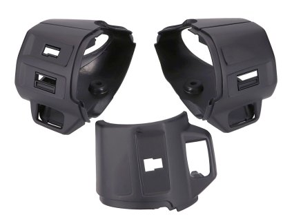 Sada krytek přepínačů Power1 černá matná, Vespa Primavera, Sprint 13-17