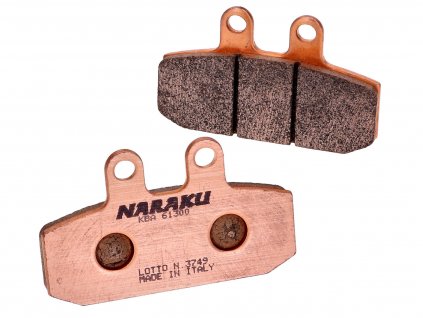 NK430.06/S - Brzdové destičky Naraku sinter, Aprilia, Honda, Derbi, Malaguti