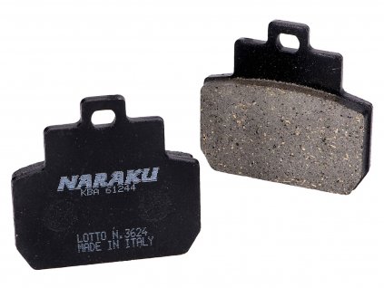 NK430.07 - Brzdové destičky Naraku organic, Gilera RC 500i, Piaggio MP3, X8, X9, Vespa GTV