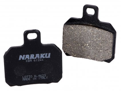 NK430.11 - Brzdové destičky Naraku organic, Aprilia, Derbi, Peugeot, Gilera, MBK, Malaguti