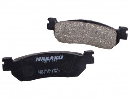 NK430.13 - Brzdové destičky Naraku organic, Yamaha 125-400