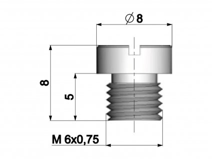 362.1198 - Tryska Polini M6 x 0,75