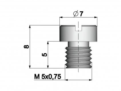 360.1128 - Tryska Polini M5 x 0,75