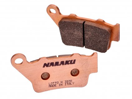 NK430.41/S - Brzdové destičky Naraku sinter, zadní, KTM Duke 125, 390