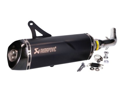 Výfuk Akrapovic Slip-On Line SS černý, Vespa GTS, GTV 125, 250, 300 E3, E4