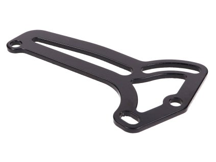 40597 - number plate holder lateral mounting aluminium black for Piaggio 2-stroke