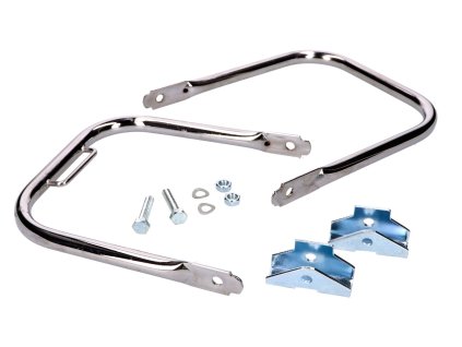 40786 - rear luggage rack chromed w/ short support handle for Simson S50, S51, S70