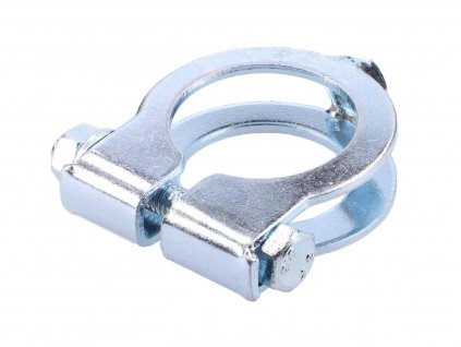 40819 - exhaust manifold clamp zinc coated 28mm Enduro for Simson S51E, S70E