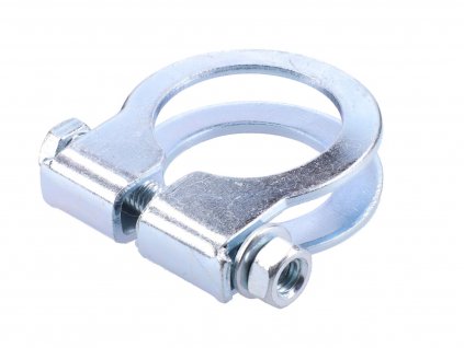 40820 - exhaust manifold clamp zinc coated 28mm for Simson S50, S51, S53, S70, S83,  SR50, SR80, Schwalbe, Sperber, Habicht, Star