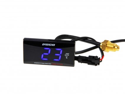 VCR-RD11TEMP/BL - temperature display VOCA Racing TEMP METER 0-120ş C, blue