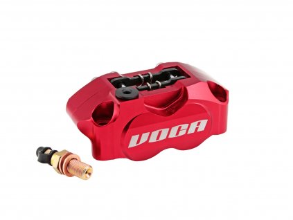 VCR-RD18/RE - 4-piston brake caliper VOCA Racing G-Force red