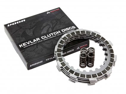 VCR-RD19188/CA - clutch disc set VOCA Race Kevlar (4-Discs) for Minarelli AM, Generic, KSR-Moto, Keeway, Motobi, Ride, 1E40MA, 1E40MB