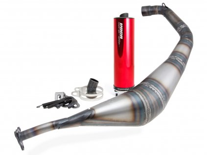 VCR-RD20188/RE - exhaust VOCA Warrior 50/70cc red silencer for Minarelli AM6