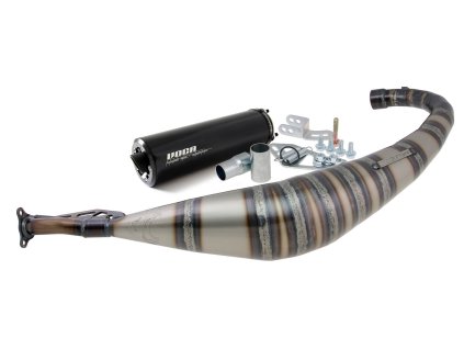 Výfuk VOCA Rookie 50/70cc černá koncovka, Minarelli AM6