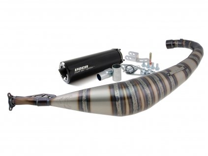 VCR-RD25188/BK - exhaust VOCA Rookie 50/70cc black silencer for Minarelli AM6