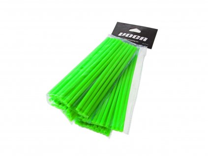 VCR-SD200/GR - spoke cover set VOCA 215mm front, 190mm rear - 38 pcs each - neon green