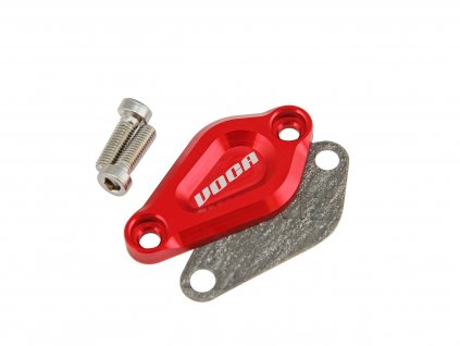 VCR-SD71000/RE - oil pump cover VOCA EVO red for Minarelli AM6, Derbi EBE, EBS, D50B