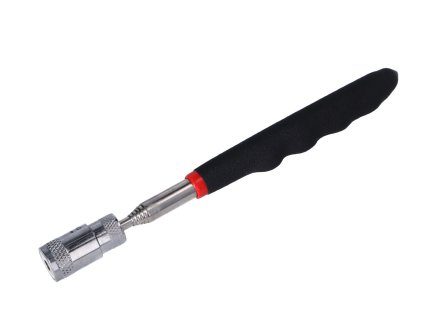 40290 - magnetic pick-up tool telescopic w/ LED 190-800mm, 3.6kg capacity