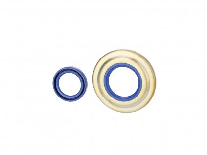 285.0112 - crankshaft oil seal kit Polini FKM/PTFE for Vespa PX/PE 125-200cc, LML Star, Bella, DLX Deluxe 125, 150cc