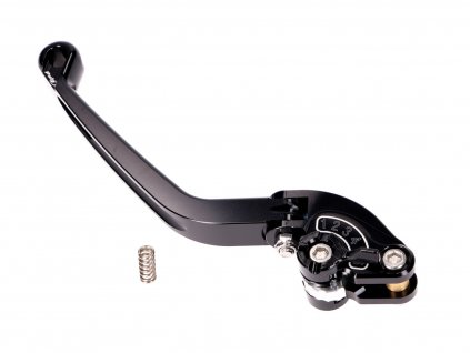 PUI260-NN - clutch lever / rear brake lever Puig 2.0 adjustable, folding - black
