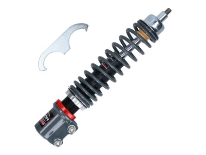 40989 - front shock absorber Carbone Sport RS 315-330mm height adjustable for Vespa Largeframe