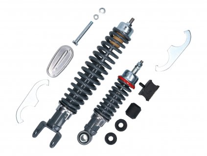 40991 - shock abosrber kit front + rear Carbone Sport RS adjustable for Vespa Smallframe