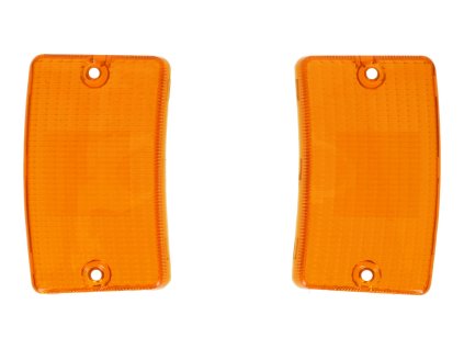 41000 - front turn signal lens set complete for Vespa PK 50, 125, Vespa N, Vespa V