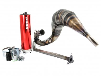 VCR-RD36185/RE - exhaust VOCA Cross Rookie 50/70cc red silencer for Rieju MRT50