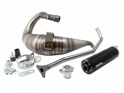 VCR-RD36192/BK - exhaust VOCA Cross Rookie 50/70cc black silencer for Aprilia RX, SX, Derbi Senda