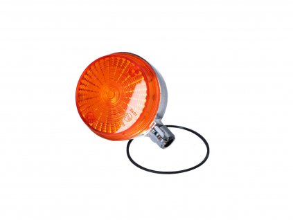 40720 - indicator light assy rear 80mm orange w/ chromed cap for Simson S50, S51, S70, SR50, SR80