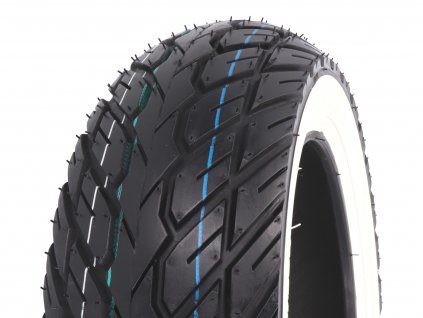 KD41104 - tire Kenda K418 4PR 3.50-10 51J TL whitewall / white sidewall