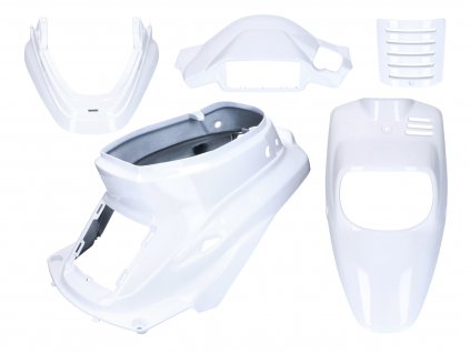 41140 - fairing kit white 5-part for MBK Booster