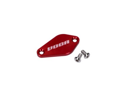 VCR-SD70000/RE - oil pump cover VOCA Style red for Minarelli AM6, Derbi EBE, EBS, D50B