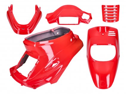 41139 - fairing kit red 5-part for MBK Booster