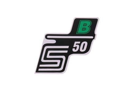 Samolepka S50 B zelená, Simson S50