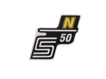 Samolepka S50 N žlutá, Simson S50