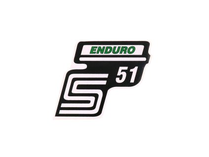 Samolepka S51 Enduro zelená, Simson S51