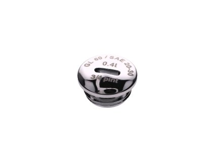 41382 - gear cover screw plug chrome style plastics for Simson S51, S53, S70, S83, SR50, SR80, Schwalbe KR51/2