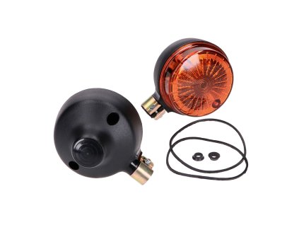 41737 - rear indicator light set round shape for Simson S50, S51, S70, SR50, SR80, MZ TS 250, ETZ 125, ETZ 150, ETZ 250