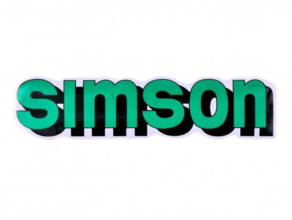 42012 - Samolepka nádrže zelená, Simson S51