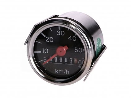 42151 - speedometer universal 60km/h black for Puch, Herkules, Simson