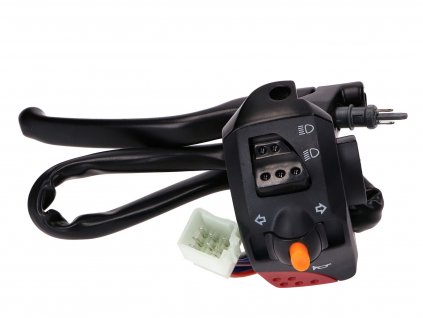 42374 - switch assy w/ brake lever fitting left-hand for Peugeot Vivacity 2, Ludix -06