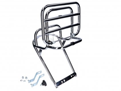 42447 - rear luggage rack folding chromed for Vespa Primavera ET3, V50, V90, PK